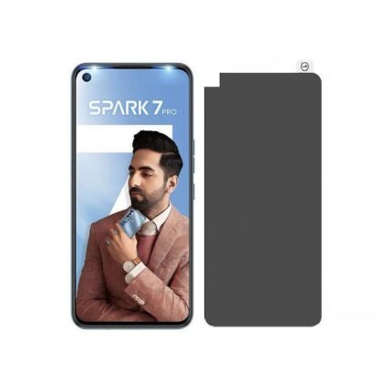 Privacy Screen Protector Compatible for Tecno Spark 7 Pro - Matte Finish