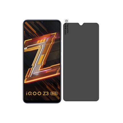 Privacy Screen Protector Compatible for Vivo iQOO Z3 8GB RAM - Matte Finish